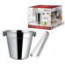 SECCHIELLO GHIACCIO C/PINZA INOX DIA.CM.14X13H (4pz)